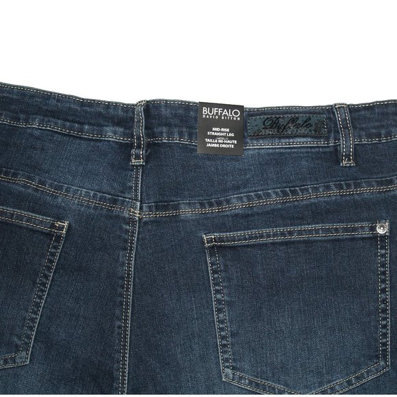 BUFFALO David Bitton BOULEVARD Mid Rise Stretch Straight Jeans (34X31) - Picture 9 of 14